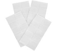 4 Feuilles Patchs en Silicone Blancs, pour Becs de Saxophone | Confort Dents, des Vibrations, Protège les Becs les Rayures, Accessoires pour Musiciens