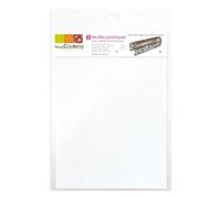 4 feuilles plastique semi-rigides pour chocolat Scrapcooking