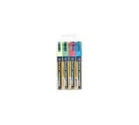 Securit - Feutres craie - Coloris assortis - Lot de 4