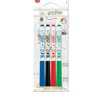 4 Feutres Effaçables Pour Ardoise Tableau Blanc - Harry Potter - 4 Couleurs - Maped