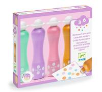 4 Feutres marqueurs mousse Pearly Djeco