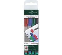 4 feutres - Non permanent - Pointe fine - Faber-Castell - Multimark G