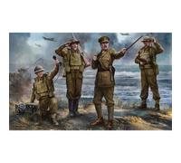 4 figurines : Commandement Britannique 2ème guerre mondiale