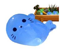 4 figurines d'animaux qui brillent dans l'obscurité | Figurines réalistes avec joint en résine | Jouets anti-stress mignons parfaits pour décorer, jouer ou comme cadeaux lumineux pour les