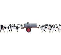 Noch Modélisme ferroviaire 16658 – Vaches à l'abreuvoir, 4 vaches + accessoires