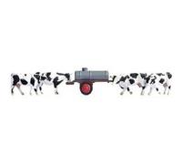 4 Figurines de Vaches laitières NOCH 16658 H0 G