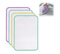 4 filets anti-brûlure thermocollants, filet de protection contre le repassage,coussinet de protection anti-focus,Chiffon de repassage en maille résistant à la chaleur（10 * 60cm）