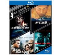 4 Film Favorites: Leonardo Dicaprio [Blu-Ray]