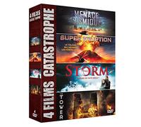 4 Films Catastrophe : Menace Sismique + Super Eruption + The Storm + The Tower - Pack