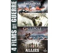 4 films de guerre : 1945 - End of War + Starfighter + Gallipoli - La bataille des Dardanelles + Alliés [Pack]