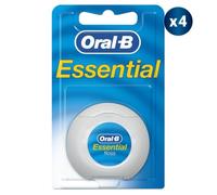 4 Fils Dentaire Produit De Soin Des Dents Oral-B Essential Mentholé 50m