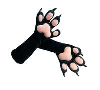 4-Finger Beast Paws with, 3D Pads Furry Claw Gloves Fursuit