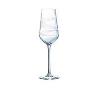 4 Flûtes À Champagne 21cl Intense - Cristal D'arques - Cristallin Moderne
