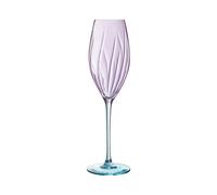 4 flûtes à champagne colorées 21cl Spring - Cristal d'Arques Cristal d'Arques