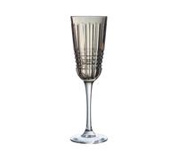 4 flûtes à champagne marrons 17cl Rendez-Vous Brume - Cristal d'Arques Cristal d'Arques