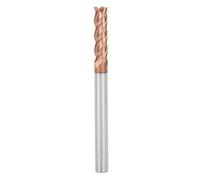 4 flûtes moulures coupeurs tungstène acier cnc extrémité outil de coupe du moulin 6d x 24 x 75l x 4f haute précision durable pour le travail du bois et le travail métallique CNC