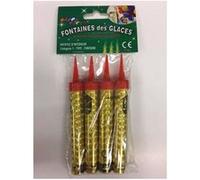 FONTAINES DES GLACES 9,5cm les 4 BOUGIE ANNIVERSAIRE GATEAU MARIAGE FETE PARTY