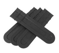 4 fourreaux de Guide-chaîne de tronçonneuse 16 Pouces en PE Noir | Protection renforcée contre l’usure, pose rapide et sécurité accrue, réduction du bruit, pour entretien du jardin et abattage
