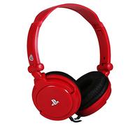 4Gamers Casque Gaming PRO 4-10 – Stéréo filaire – Rouge – Pour PS4