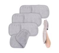 Sichler Beauty : 4 gants de toilette en microfibres Gris G