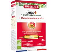 Super Diet Complément alimentaire Ginseng Immunité Bio 20 ampoules de 15 ml