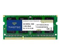 4 Go DDR3L/DDR3 1600MHz PC3-12800 Non-ECC sans Tampon 1.35 V/1.5 V CL11 2Rx8 Double Rang 204 Broches SODIMM Ordinateur Portable PC