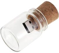 4 GO Mignon Flash Drive USB 2.0 Bocaux De Stockage Boîte Unique Bocal en Verre Bouteille avec Cork Memory Stick Pen Drive Cadeaux De Mariage Électronique Stylo Fantaisie Conception Étanche