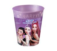 4 Gobelets en plastique réutilisables K-pop Demon Hunters 250 ml