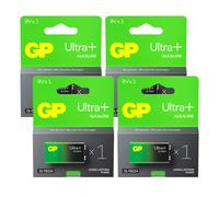 4 Gp Ultra+ Alkaline G-Tech 6Lr61 9V Batterie Durable Performance Blister Exp 20