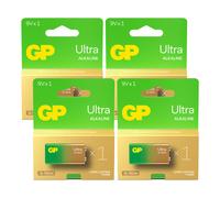 4 GP Ultra Alkaline G-Tech 6LR61 9V Pile Longue Durée Power Blister Exp 2029