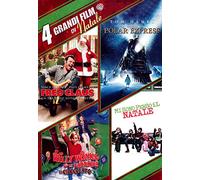 4 Grandi Film (4 DVD): Fred Claus-Un fratello Sotto l'albero/Polar Express/Willy Wonka e la fabbrica di Cioccolato/Mi Sono Perso il Natale [Import]