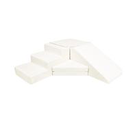 4 grands blocs de constructio mousse crème