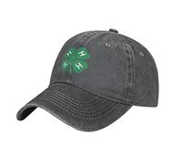 4-H Clover Bonnet De Golf Retro Casquettes Sport Respirant Solaire Cap pour Course À Pied Femme Golf