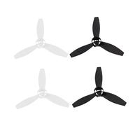 4 Hélices Accessoires Lames De Pièces De Rechange Pour Parrot Bebop 2 Drone Noir Blanc-Générique Blanc