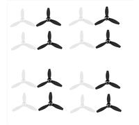 4 hélices de rechange pour drone Parrot Bebop 2, noir et blanc
