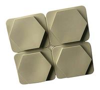 4 Hexagone Silicone Gâteau Moule 3D Moisissures Party Savon Tart Diy Chocolat Moule Silicone Cake - Couleur Aléatoire