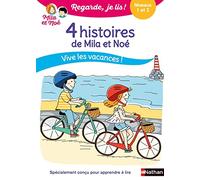 Regarde je lis ! 4 histoires pour l'été - Niv 1 et 2 Vive les vacances ! - Eric Battut - Nathan - broché - Scolaire / Universitaire
