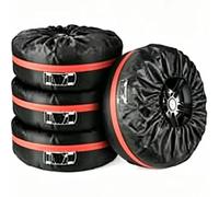 4 Housses de Pneu pour Hyundai i10 III 2023 2024 2025, Étuis de Roue de Secours Imperméable Protection Pneus Neige Robuste Sac de Rangement Durable