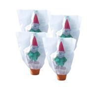 Infactory : 4 housses d'hivernage décoratives 110 x 120 cm - Nain de jardin G