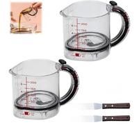 4-In-1 Adjustable Measuring Cup - Multi-Functional Up Cup Measuring Cup, With Handle Base & Scraper-Style Seal Base, Space-Saving Easy To Clean For Cooking And & Ingredients (2)