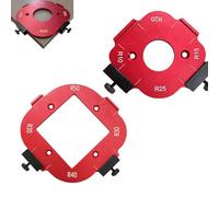 4 In 1 Arc Angle Positioning Template, Corner Radius Template Positioning For Cutting Machine, Reusable Positioning Accurately Measure For Woodworking For Cutting Machine (2Pcs * MIX)