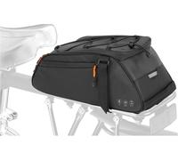 4 In 1 Bicycle Pannier Bag 10l Waterproof Reflective Multifunctional Bicycle Pannier Bag With Shoulder Strap Backpack Function For Cycling Commuting Camping Black