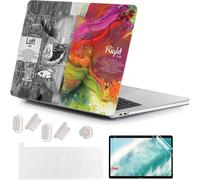 4 in 1 Case for MacBook Pro 13 Inch 2020 2022-2016 Model A2338 M1 M2 A2289 A2251 A2159 A1989 A1706 A1708, Hard Plastic Case Cover and Keyboard Protection for Mac Pro 13.3 Inch, X8 9-3