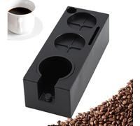 4-in-1 Espresso Tamper And Coffee Grounds Dispenser For 51mm 53mm 58mm Portafilters, Multi-Functional ABS Material Espresso Accessory Kit, Adjustable Coffee Distributor