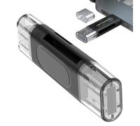 4-in-1 Functional Card Reader - Three Interfaces | High Speed Memory