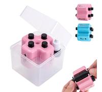 4-in-1 Maths Roller Stamp for Kids - Addition Subtraction Multiplication Division Math Stamp Roller | Reusable Educational Learning Tool & Practice Supplies for Preschool & Elementary Students (Pink)