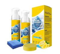 4-in-1 Multi-Enzyme Foam Cleaner, 150ML Powerful Foam Cleaner Multi Purpose, Professional Deep Cleaning for Car Interior, Kitchen, Bathroom & Sofa (2pcs)