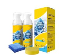 4-in-1 Multi-Enzyme Foam Cleaner 5oz, All-Purpose Deep Cleaning Spray for Car Interior, Kitchen Grease, Bathroom Tiles, Sofa Upholstery (2pcs)
