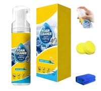 4-in-1 Multi-Enzyme Foam Cleaner 5oz, All-Purpose Deep Cleaning Spray for Car Interior, Kitchen, Powerful & Multipurpose Car Interior Foam Cleaner, Foams Cleaners Multi Purpose (1PCS, 150ML)
