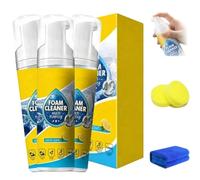 4-in-1 Multi-Enzyme Foam Cleaner 5oz, All-Purpose Deep Cleaning Spray for Car Interior, Kitchen, Powerful & Multipurpose Car Interior Foam Cleaner, Foams Cleaners Multi Purpose (3PCS, 450ML)